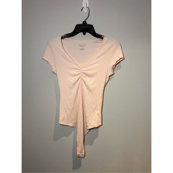 American Eagle pink bodysuit size small C5-3 - Picture 1 of 3